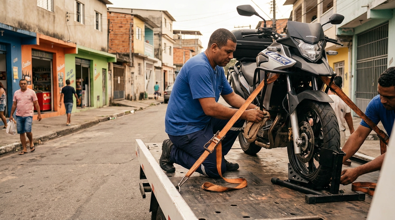 Guincho para Moto na Colina Azul, Aparecida de Goiânia‑GO