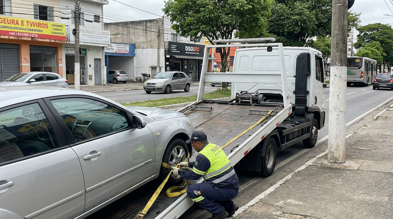 Transporte de Automóvel no American Park, Aparecida de Goiânia‑GO