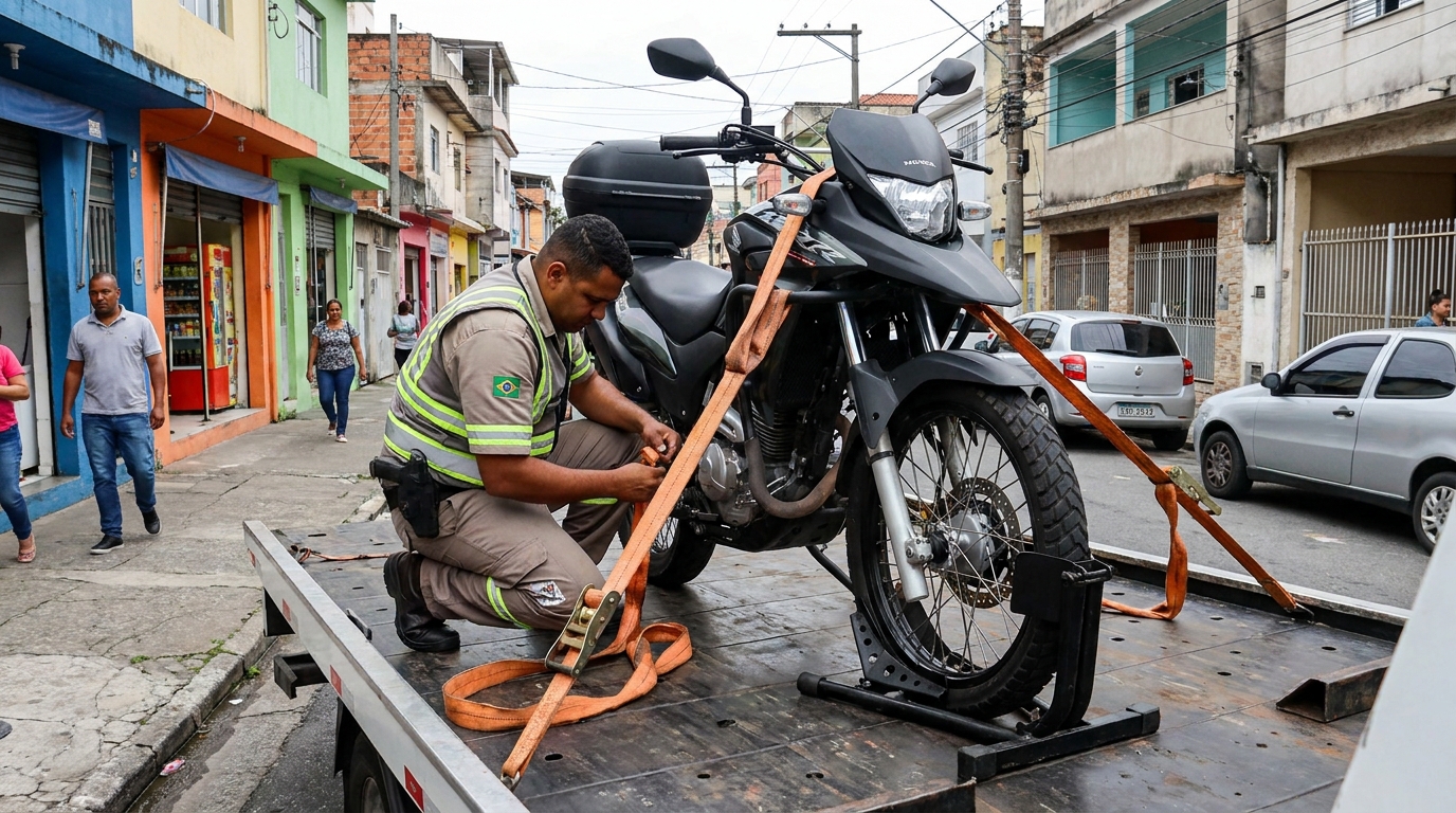 Guincho para Moto na Colina Azul, Aparecida de Goiânia‑GO